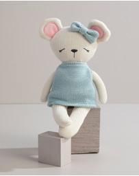Living Textiles - Knitted Animal Toy- Molly the Mouse