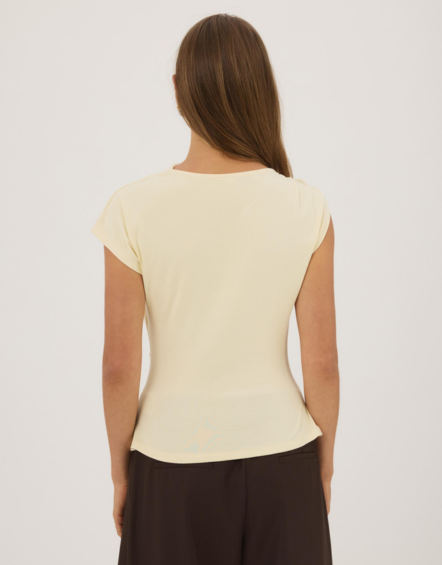 Atmos&Here - Freya One Shoulder Bead Draped Top