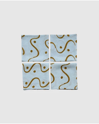 Mosey Me - Whitewash Napkin Set