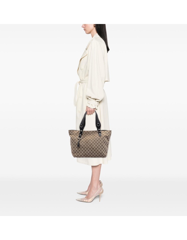 Pre-Loved by Azura Reborn - Pre-Loved Medium GG Canvas Icon Bit Tote