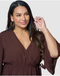 Something 4 Olivia - Salma Wrap Blouse