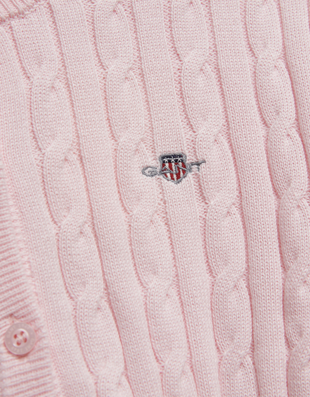 Gant - Shield Cable Knit Cardigan
