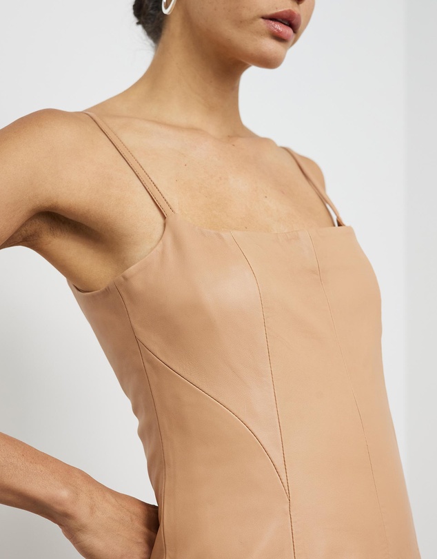 Sofia Irina - Leather Mini Dress
