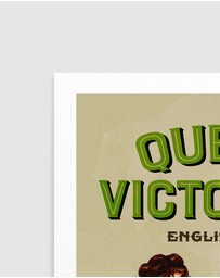 Olive et Oriel - Queen Victoria English Gin Bath Pinup Girl by The Whiskey Ginger Art Print