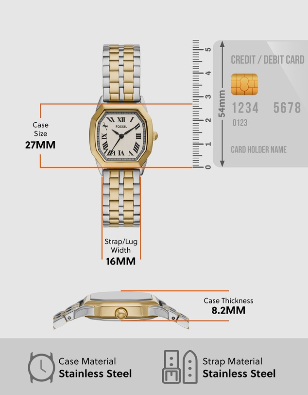 Fossil - Harlow Two Tone Analogue Watch