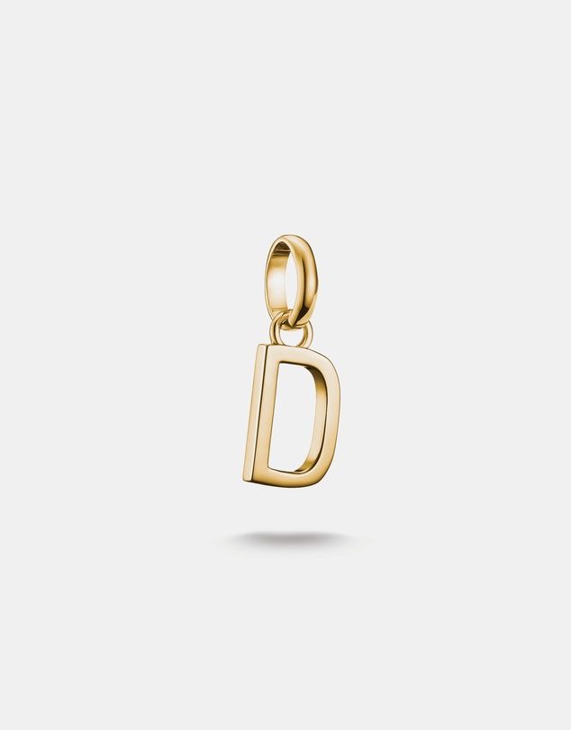 THOMAS SABO - THOMAS SABO Connect Charm letter D Gold