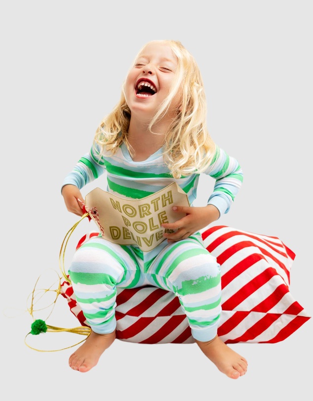 Sant And Abel - Kids Drawbertson Wild Stripes Long PJ Set