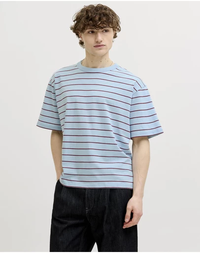 Jack & Jones - JorSavona Stripe Tee SS CN STYD SS26