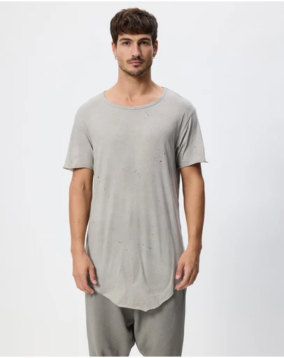 Surrounded By Ghosts - The Agrellite Curved Hem T-Shirt