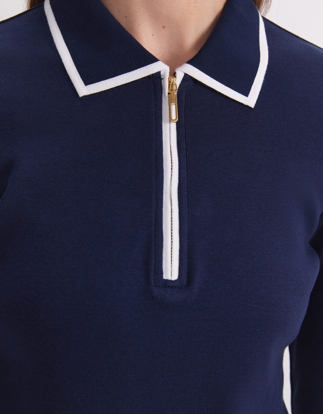 Sportscraft - Lucy Cotton Quarter Zip Top