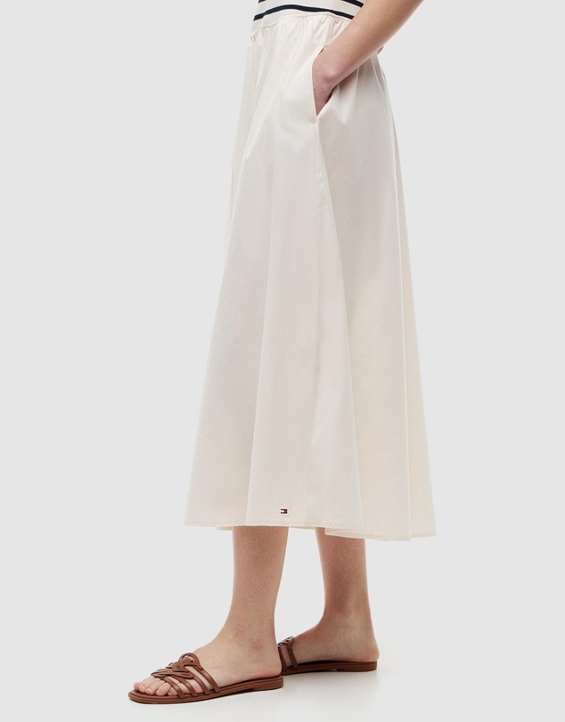 Tommy Hilfiger - Gold Button Poplin Mix Tank Dress