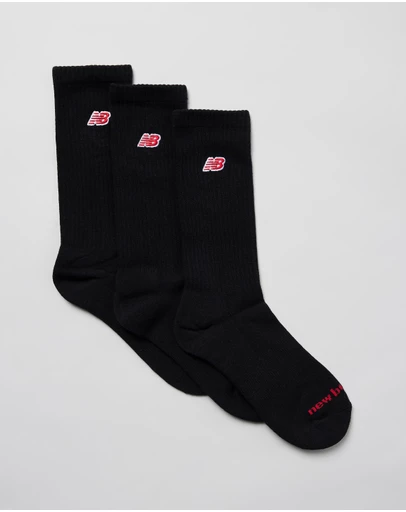 New Balance - Patch Logo Crew 3 Pack