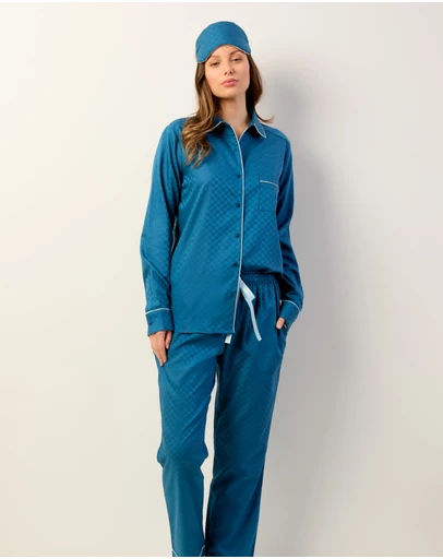Wanderluxe Sleepwear - The Azure Pyjama Set