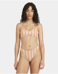 RVCA - Womens Mind Map Reversible Skimpy Bikini Bottom