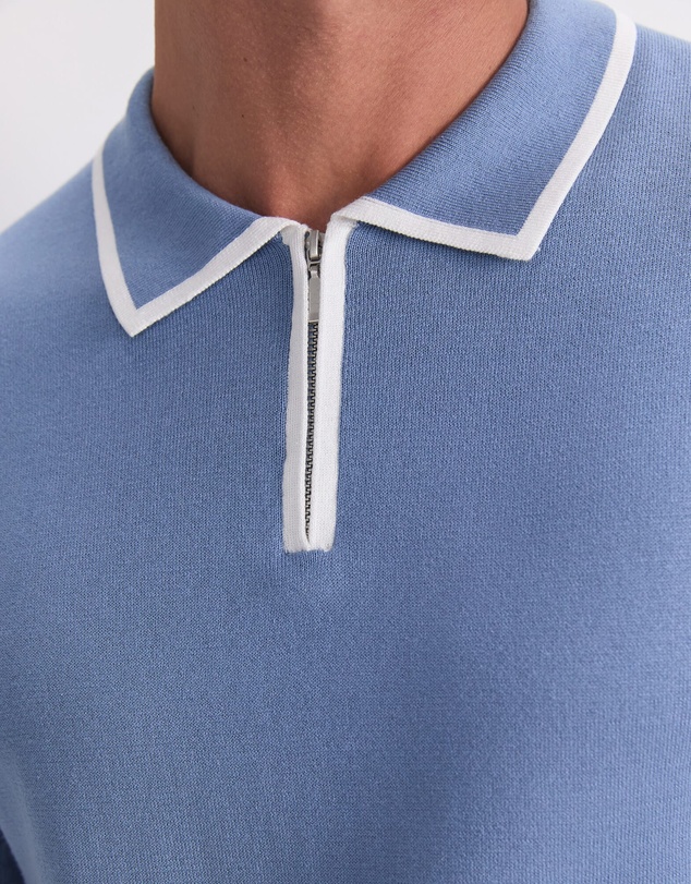 Sportscraft - Brookes 1/4 Zip Knit Polo