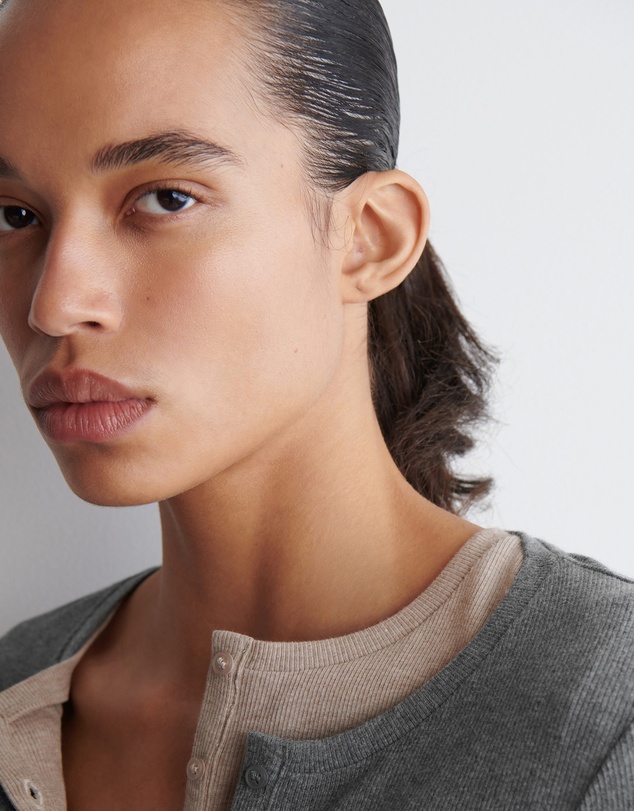 COS - Long-Sleeved Henley Top