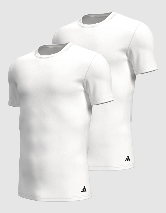 adidas Sportswear - 2 Pack Active Flex Cotton Crew Neck T-Shirt