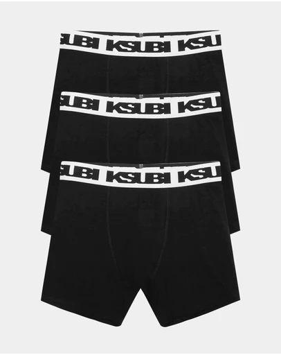 Ksubi - Royalty Boxer Brief 3 Pack Black
