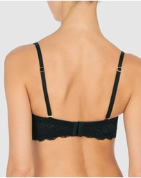 Natori - Feathers Convertible-to-Strapless Plunge Bra with Lace