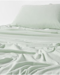 Linen House - Flannelette Plain-Dyed Sheet Set