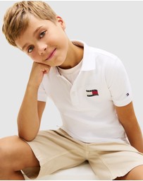 Tommy Hilfiger - Boys Regular Fit Wavy Flag Polo Shirt - Teens