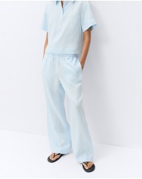 UNISON - Essential Linen Wide Leg Pant