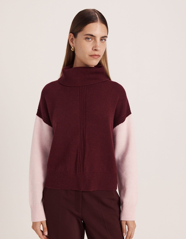 SABA - Claudia Wool Colour Block Knit