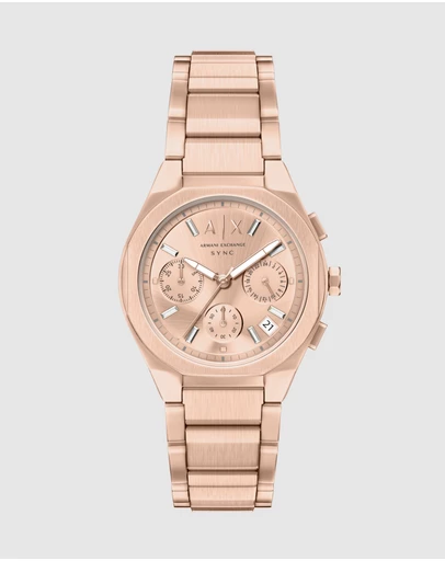 Armani Exchange - Rose Gold Chronograph Watch