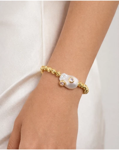 Izoa - Soleil Pearl Bracelet