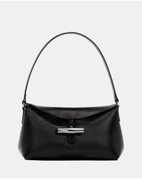 Longchamp - Le Roseau Leather Hobo Bag - Small
