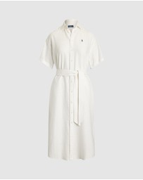 Polo Ralph Lauren - Linen Short-Sleeve Shirt Dress