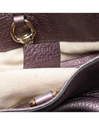 Pre-Loved by Azura Reborn - Pre-Loved Medium Metallic Leather Soho Chain Tote
