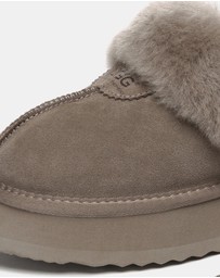EVERAU - Australian Shepherd Ugg Waffle Platform Cow Suede Upper House Shoes