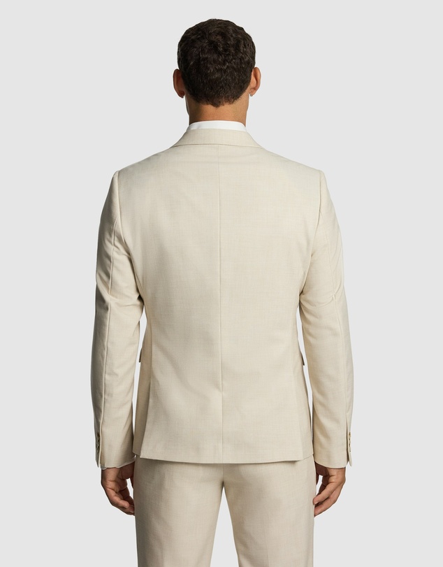 yd. - Koda Slim Fit Double Breasted Stretch Suit Jacket