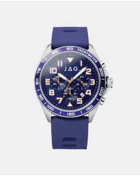 Jag - Beachport Mens Navy Dial 46mm Navy Watch