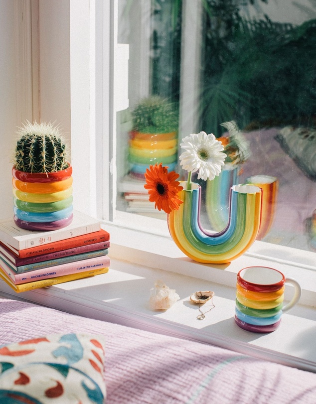 DOIY - Rainbow Vase Double