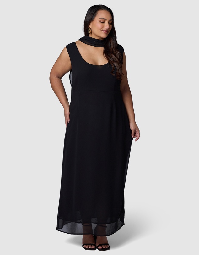 Pink Dusk by Curve Project - Move Me Maxi Dress