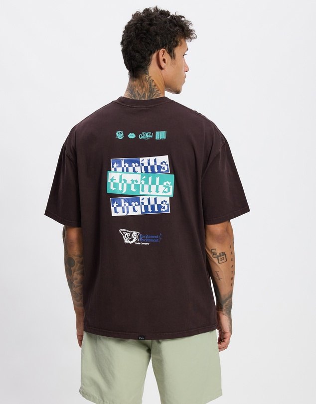 Thrills - Excitement Excitement Box Fit Oversize Tee