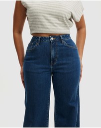 Cotton On - Curvy Stretch Wide Jeans