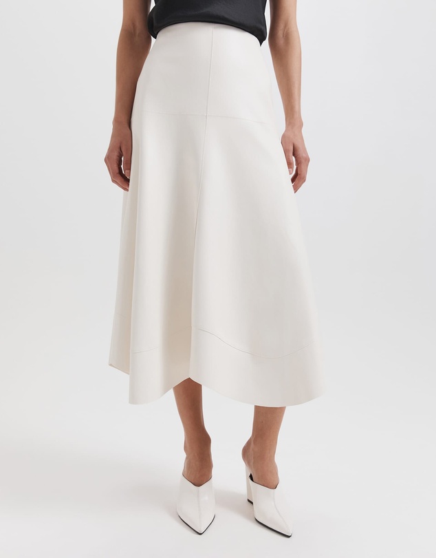SABA - Viv Faux Leather Midi Skirt
