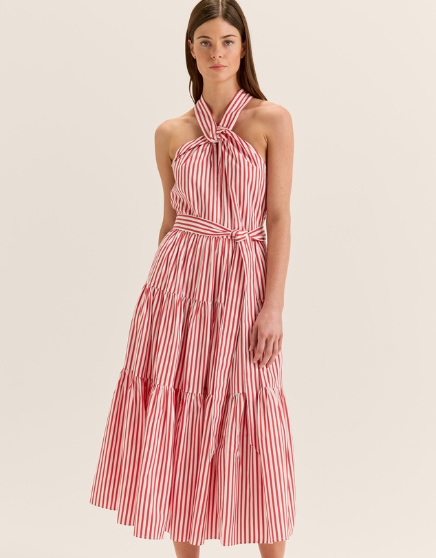 Review - San Rio Striped Halter Dress