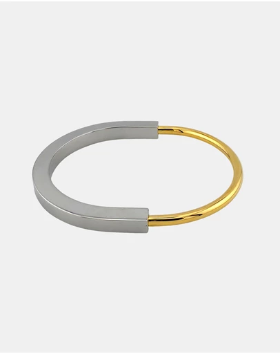 Sonne Jewellery - Ruby Two Tone Bangle