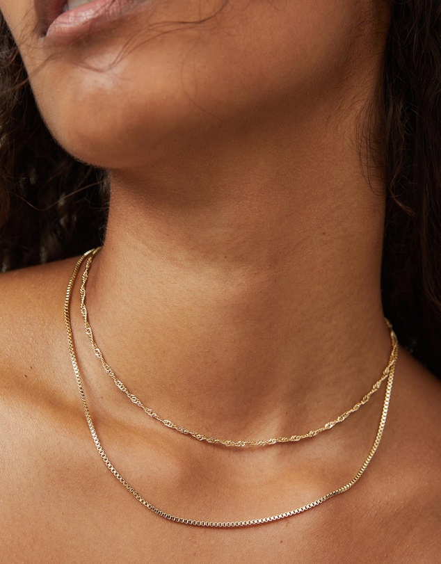 Rubi - 2Pk Fine Chain Necklace