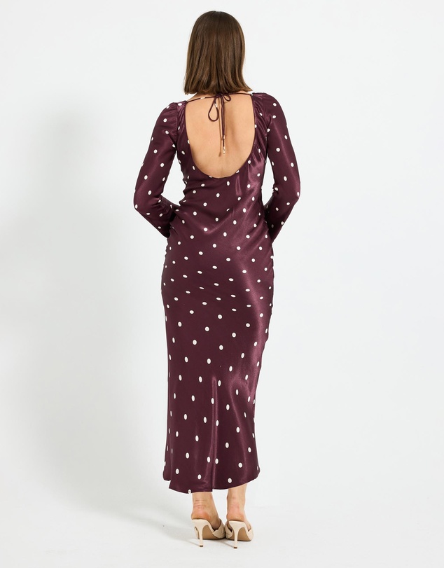 Pasduchas - Rowan Cowl Sleeve Maxi Dress