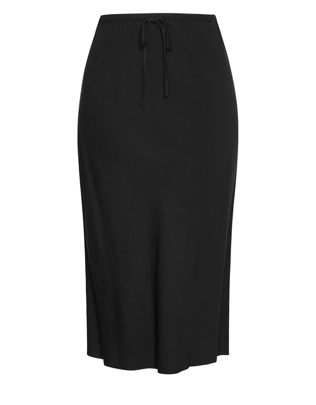 City Chic - Plus size Alexi Maxi Skirt - black