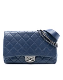 Pre-Loved by Azura Reborn - Pre-Loved Large Quilted Goatskin Double Carry Waist Chain Flap