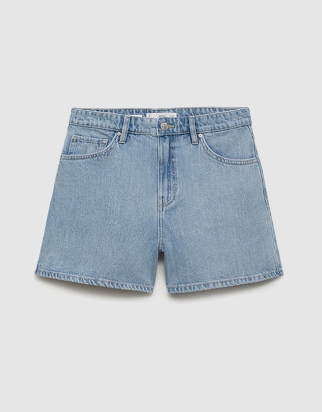 M.N.G - High-Rise Denim Shorts