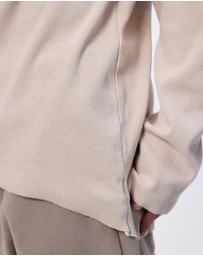 Surrounded By Ghosts - The Lodestone Rib Knit Long Sleeve Tail T-Shirt