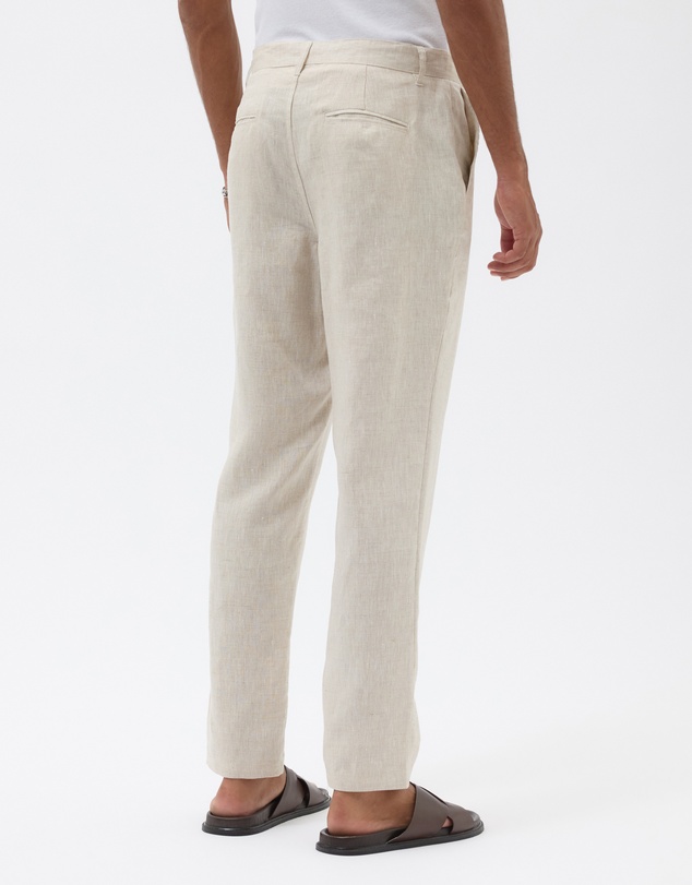 AERE - Slim Leg Tailored Linen Pants