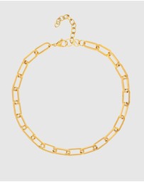 Nialaya Jewellery - Gold Link Chain Necklace